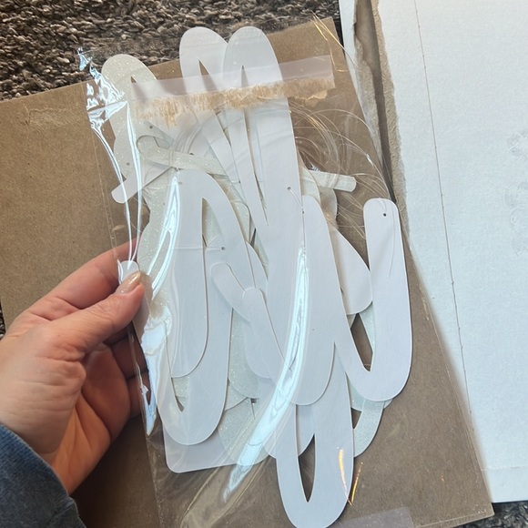 1st Birthday Oh What Fun It Is To Be One White Christmas Holiday Banner - Picture 3 of 3